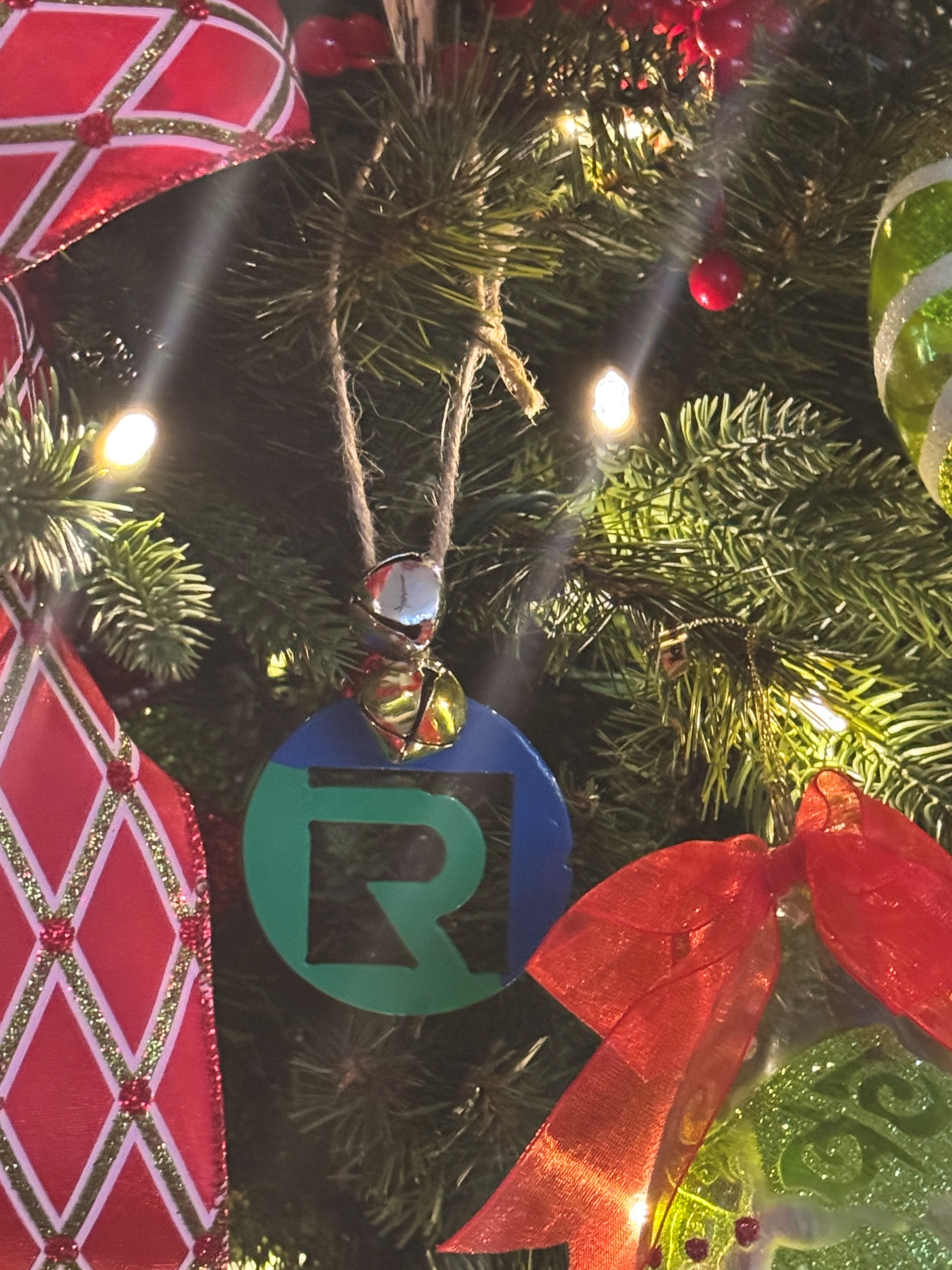 Robeson Community College Ornament hangs on Christmas Tree RCC Ornament sale raises $500 for scholarships