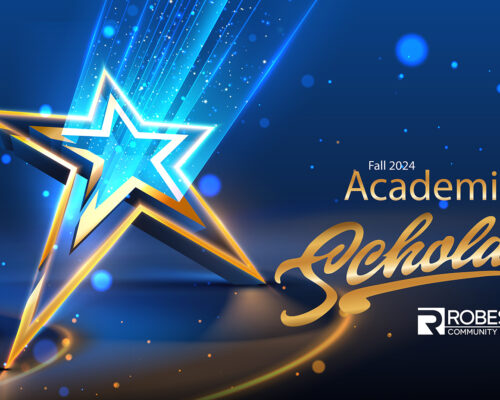 Bright Star depicted Fall 2024 Academic Scholars Robeson Community College